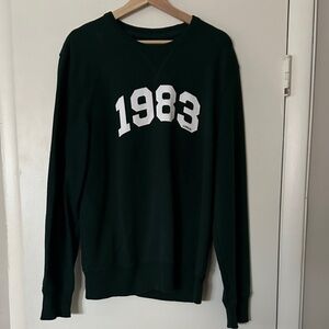 J crew 1983 sweatshirt